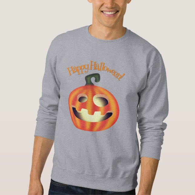Sweatshirt Citrouille d'Halloween Trick or Treat (Devant)