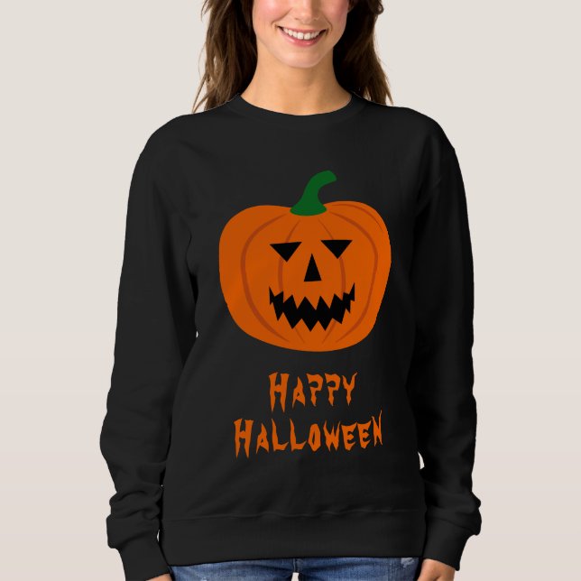 Sweatshirt Citrouille Halloween (Devant)