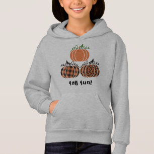 Sweatshirt citrouille Patch Girls