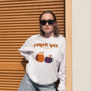 Sweatshirt Citrouille Spice Boissons citrouille mignon pour a