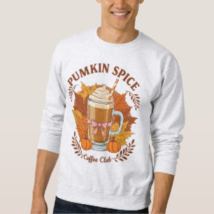 Sweatshirt Citrouille Spice Coffee Club Automne