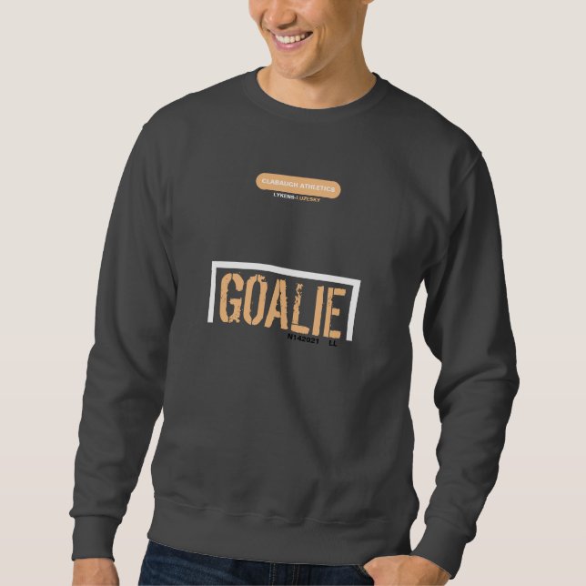 Sweatshirt Clabaugh Soccer GOALIE T-Shirt (Devant)