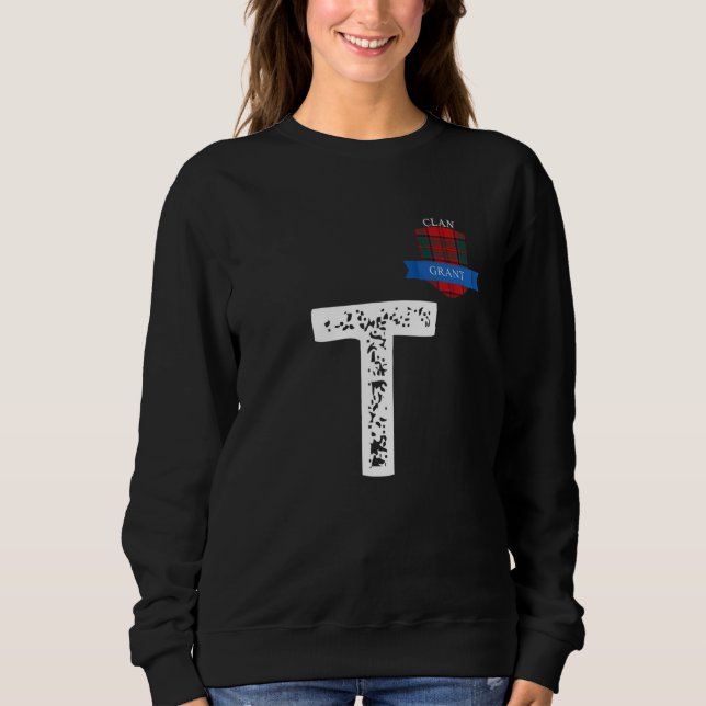 Sweatshirt Clan Grant T - Correspondance de famille (Devant)