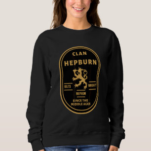 Sweatshirt Clan Hepburn Ascendance Écossaise Jeux Des Highlan