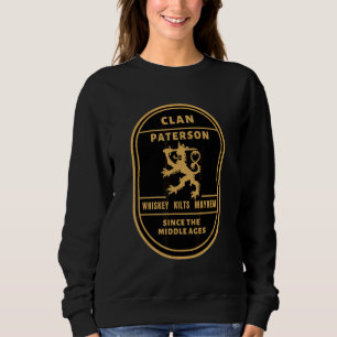 Sweatshirt Clan Paterson Ancêtres Écossais Jeux des Highlands