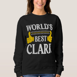 Sweatshirt Clark Nom de famille Funny Team Famille Nom de fam