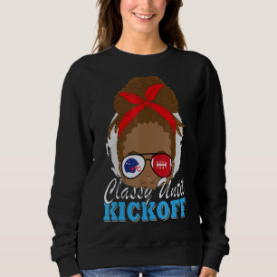 Sweatshirt Classé jusqu'au coup de pied Africain Américain Fo
