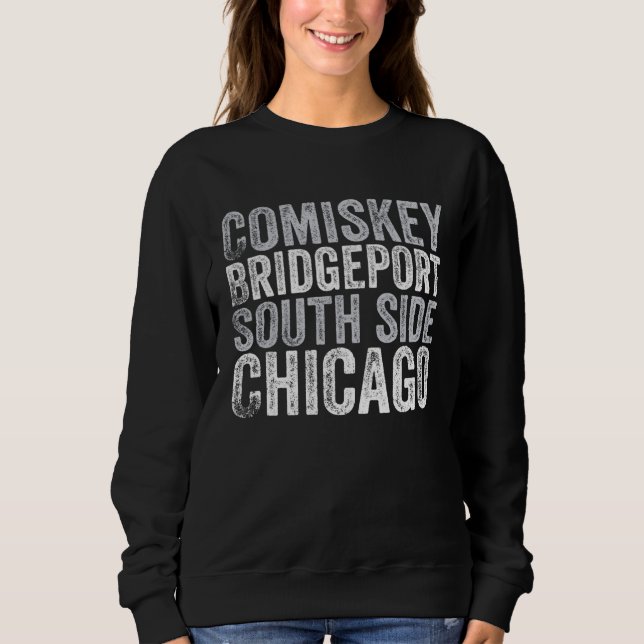 Sweatshirt Classic Chicago Illinois Baseball Fan Comiskey Ret (Devant)