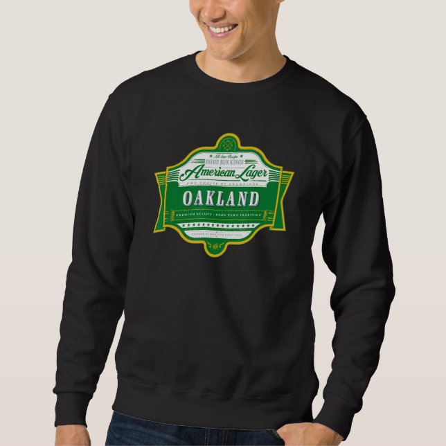 Sweatshirt Classic Oakland Beer Label   Oakland Pride (Devant)