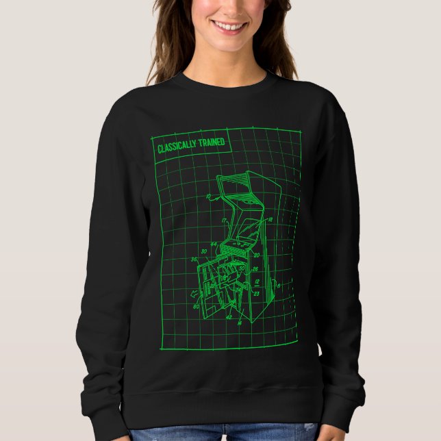 Sweatshirt Classically Trained Video Game (Devant)