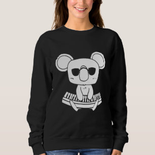 Sweatshirt Clavier de synthétiseur Instrument Koala comme cla