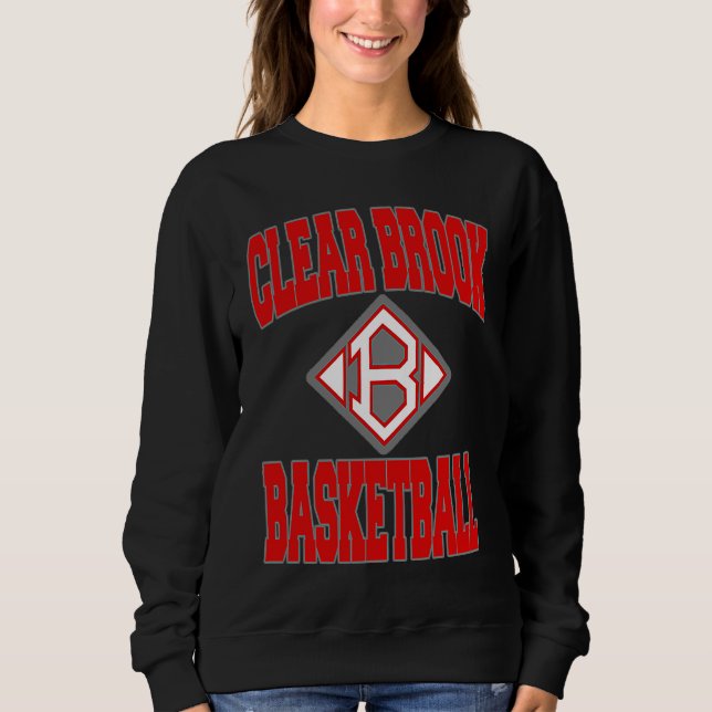 Sweatshirt Clear Brook Wolverines Basketball (Devant)