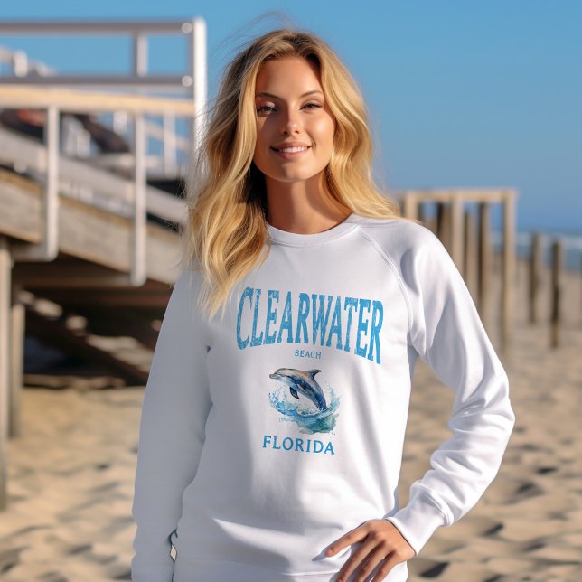 Sweatshirt Clearwater Beach Floride Vacances (Créateur téléchargé)