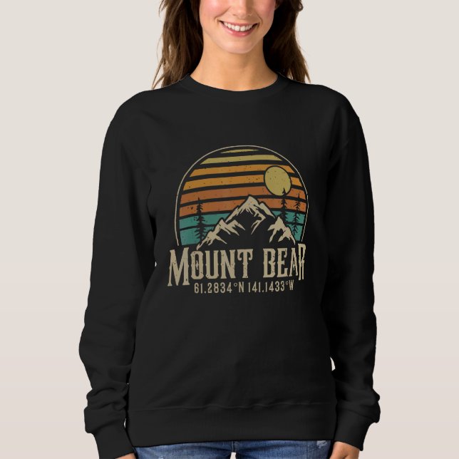 Sweatshirt Climbing Mt  Bear Alaska Hiking Mountain Mount Bea (Devant)