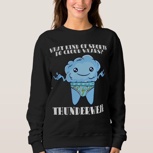 Sweatshirt Cloud Wears Thundershorts Science Foggy (Devant)