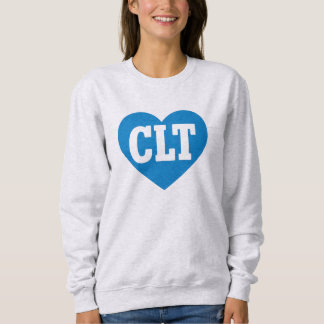 Sweatshirt CLT Charlotte NC Coeur Design - Bold Blue Varsity