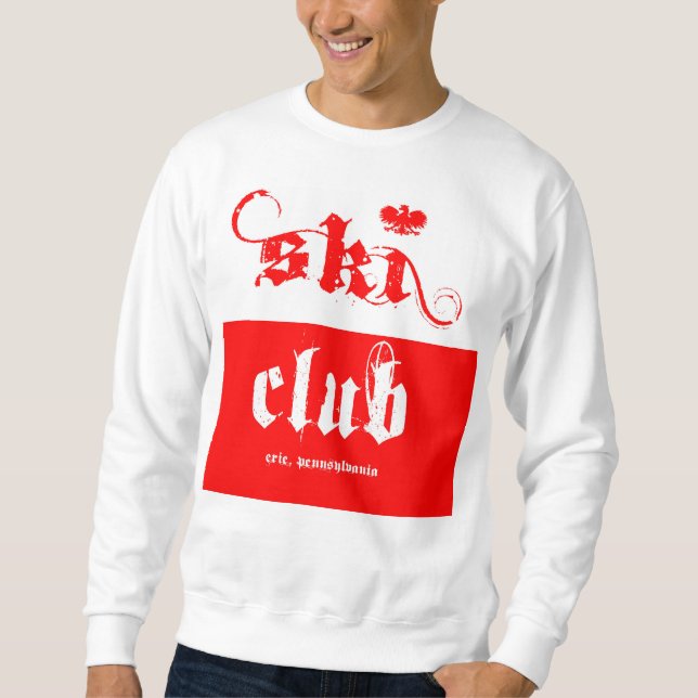 Sweatshirt club de ski polonais (Devant)