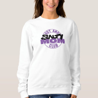 Sweatshirt Club maman chaud et salé blanc