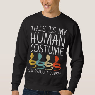 Sweatshirt Cobra Halloween | Serpent animal | Cadeau Hallowee