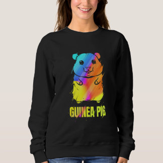 Sweatshirt Cochon d'Inde Coloré Art     Cochon d'Inde