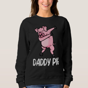 Sweatshirt Cochon Drôle Pour Hommes Papa Cochon De Porc De Po