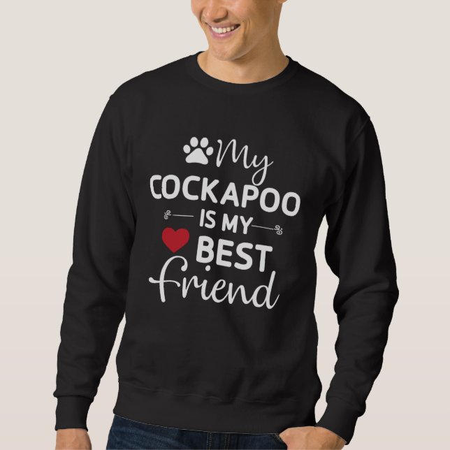 Sweatshirt Cockapoo Bestfriend Cockerpoo Mom Dad (Devant)