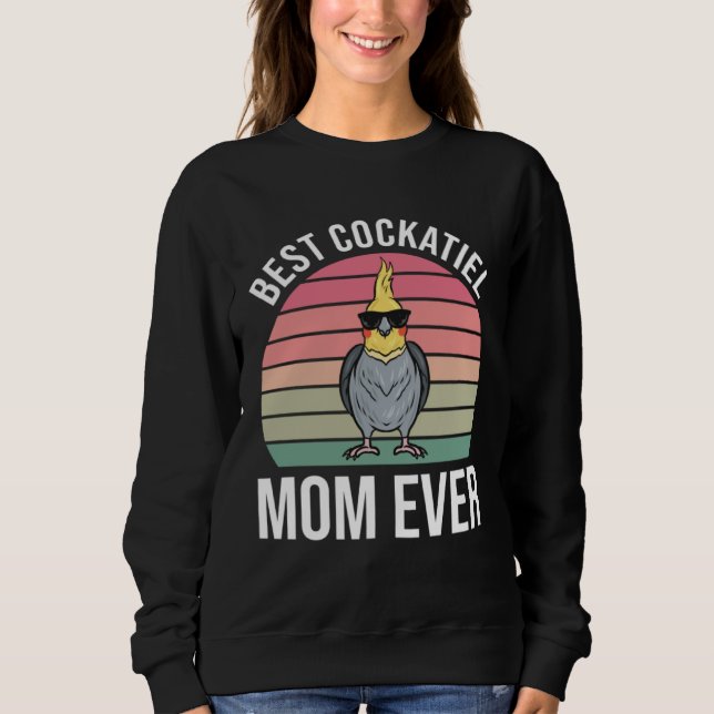 Sweatshirt Cockatiel Mom  Cockatiel (Devant)
