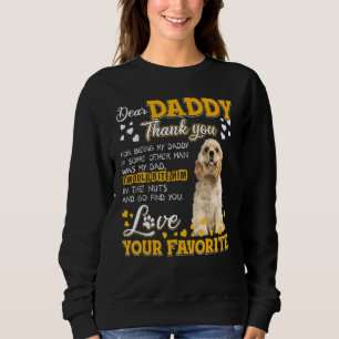 Sweatshirt Cocker Spaniel Cher Papa Merci D'Être Mon D