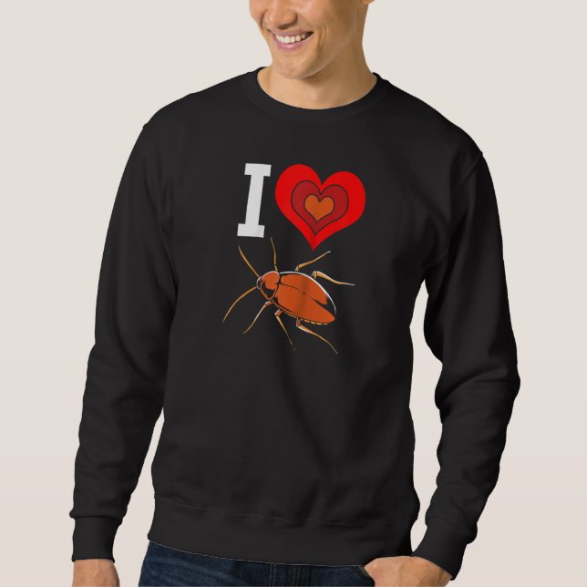 Sweatshirt Cockroach Love Raglan (Devant)