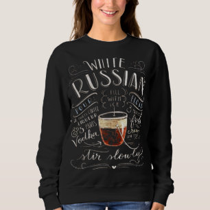 Sweatshirt Cocktail Russe blanc Recette Perfect Drinki