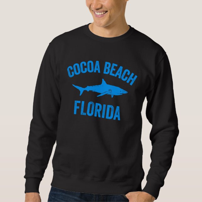 Sweatshirt Cocoa Beach Florida Shark Cocoa Beach Florida Shar (Devant)