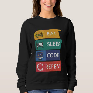 Sweatshirt Codage du programmeur de Coder amusant Code de som