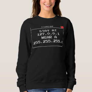Sweatshirt Code programmeur Code binaire Codage de l'ordinate