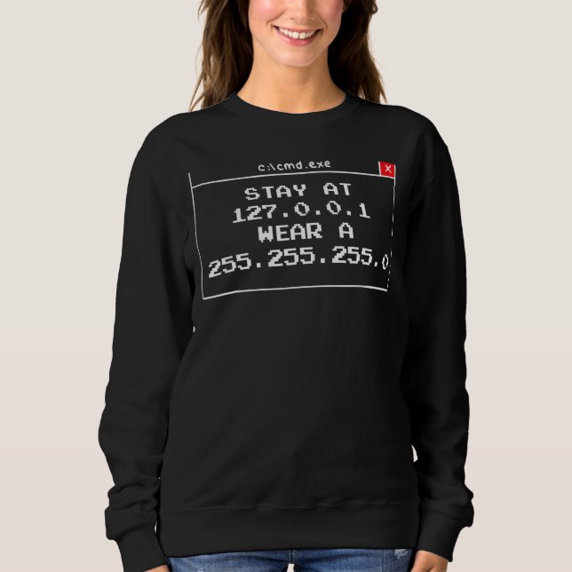 Sweatshirt Code programmeur Code binaire Codage de l'ordinate (Devant)