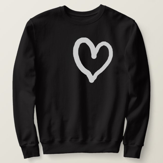 Sweatshirt Cœur (Design devant)