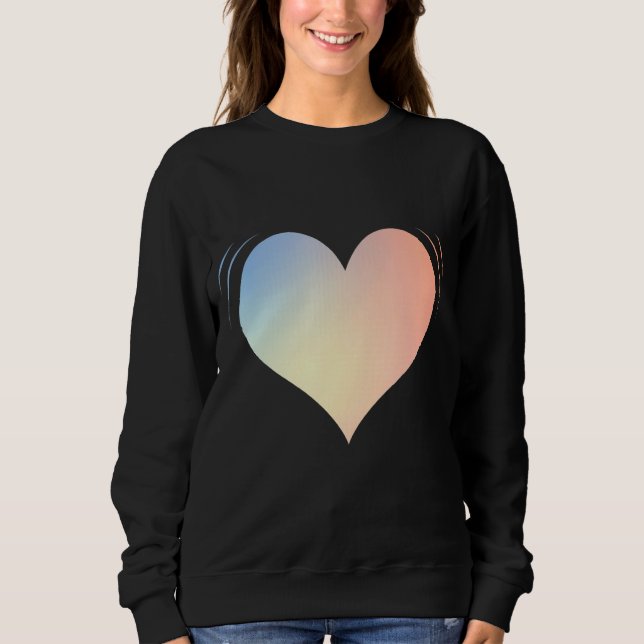 Sweatshirt Coeur d'amour 3 (Devant)