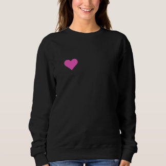 Sweatshirt Cœur Rose Amour – Hoodie d'Art Élégant 