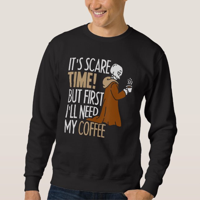 Sweatshirt Coffee Caffeine Cafe Roasting Barista Coffee Hallo (Devant)