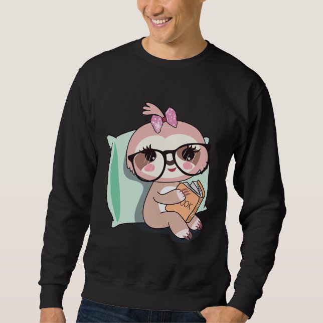Sweatshirt Coffee Sloth 48 (Devant)