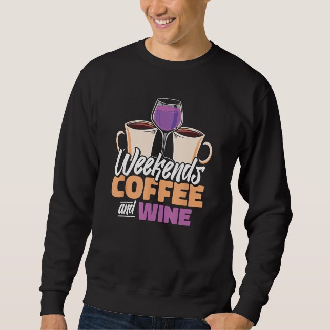 Sweatshirt Coffee Weekend Barista   Roasting Cafe Roaster Cof (Devant)