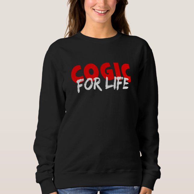 Sweatshirt COGIC For Life Church (Devant)
