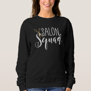 Sweatshirt Coiffeur Salon Coiffeur Escadron Chefs de travail
