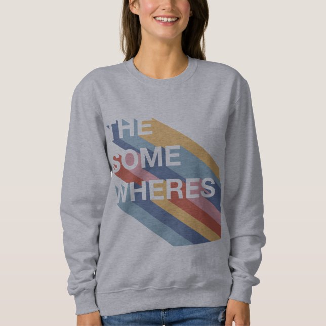 Sweatshirt Col cou - Texte foncé pour les couleurs (Devant)
