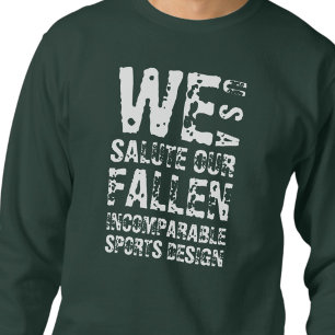 Sweatshirt col ras ISD Men's We Salute Our Fallen