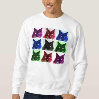 Sweatshirt Collage de chat