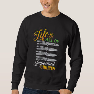 Sweatshirt Collecteur Couteau Collection Couteau Papillon de