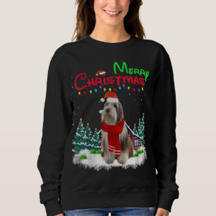 Sweatshirt Collie Chien Léger Puissant Arbre de Noël Xma