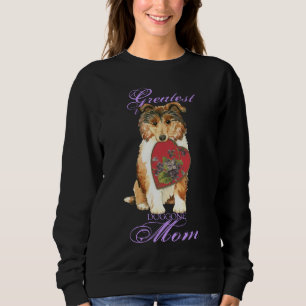 Sweatshirt Collie Heart Maman