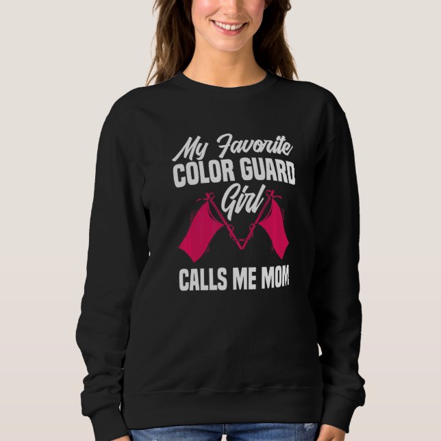Sweatshirt Color Guard Mom (Devant)