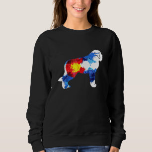 Sweatshirt Colorado Saint Bernard Dog Rocky Mountain